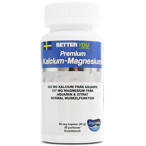 Better You Premium Kalcium-Magnesium 60 kapslar