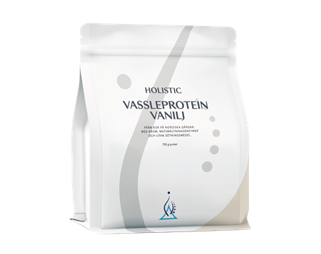 Holistic Vassleprotein Vanilj 750 g - Jakobs Apotek