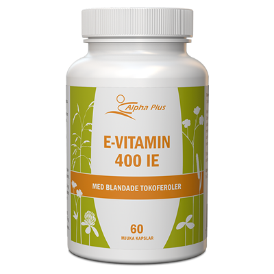 Alpha Plus E-vitamin 400IE 60 kapslar