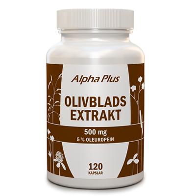 Alpha Plus Olivbladextrakt 120 kapslar - Jakobs Apotek