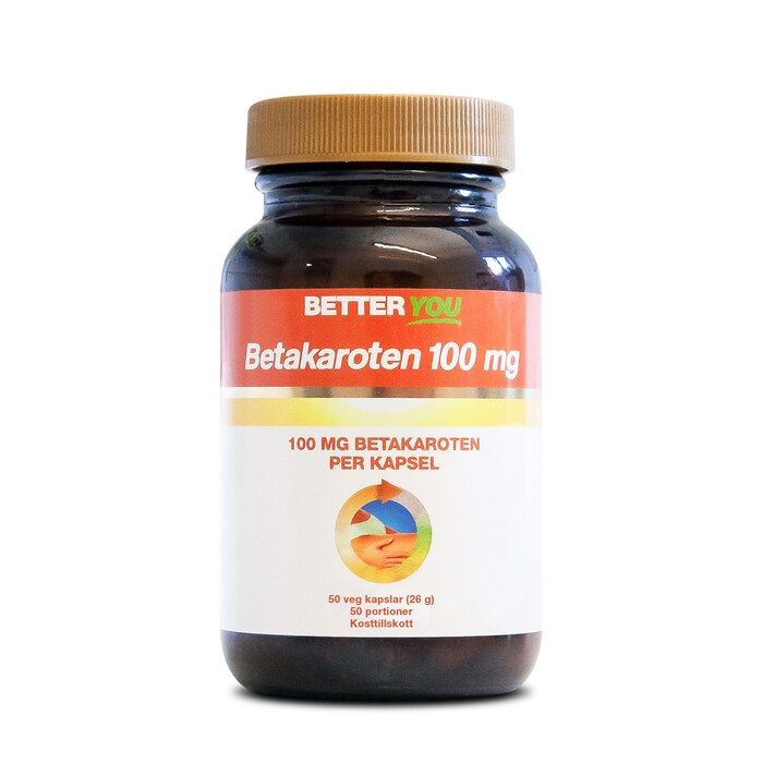 Better You Betakaroten 100mg 50 kapslar - Jakobs Apotek