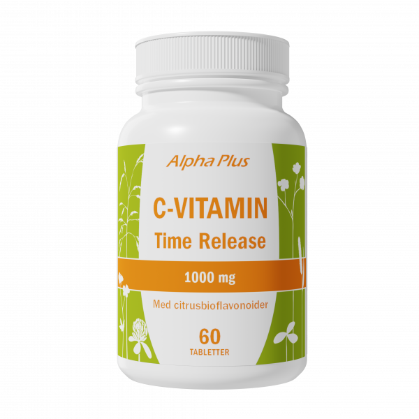 Alpha Plus C-vitamin Time release 60 tabletter