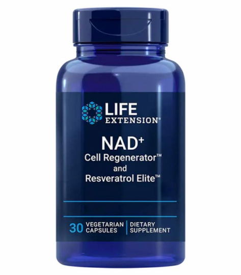  NAD+ Cell Regenerator and Resveratrol Elite 30 kapslar - Jakobs Apotek