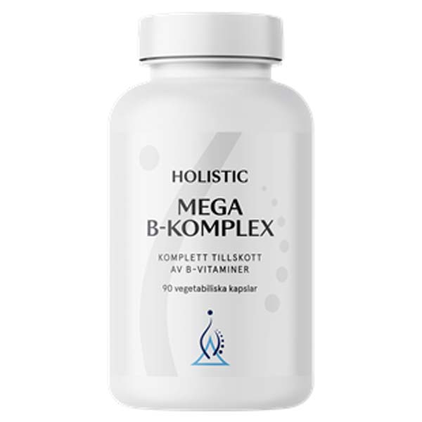 Holistic Mega B-komplex 90 kapslar - Jakobs Apotek