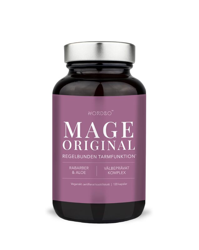Nordbo Mage, Vegan 120 kapslar - Jakobs Apotek