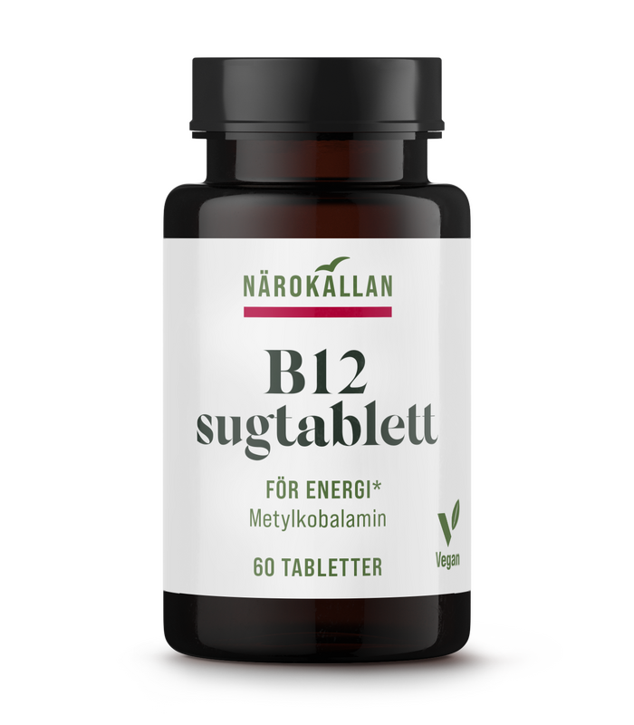 Närokällan B12 Sugtablett 60 tabletter - Jakobs Apotek