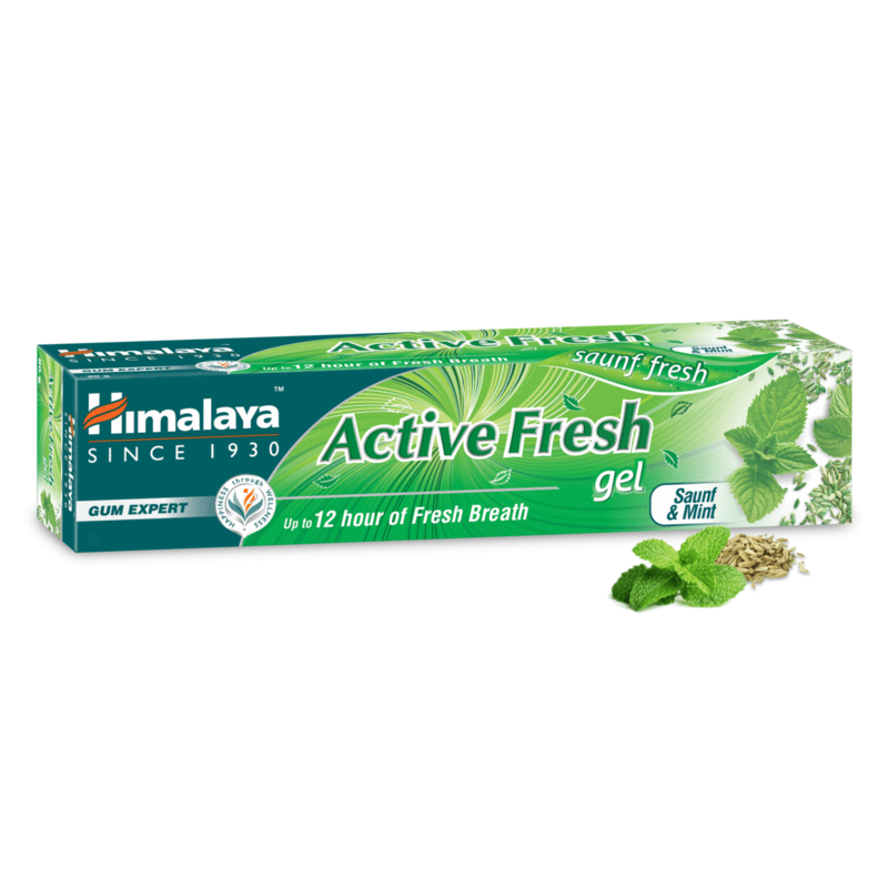 Himalaya Active Fresh Gel Tandkräm utan fluor 80 gram - Jakobs Apotek