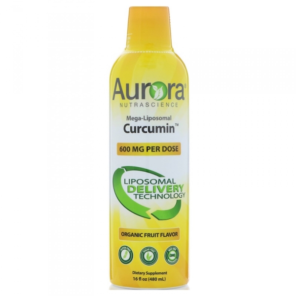 Aurora Mega-Liposomal Curcumin + C-vitaminl 480ml