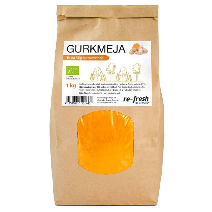 Re-fresh Gurkmeja EKO 1kg