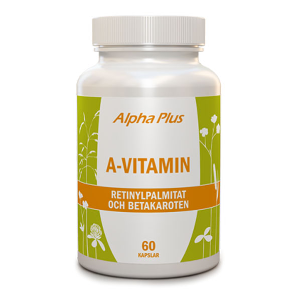 Alpha Plus A-vitamin 60 kapslar