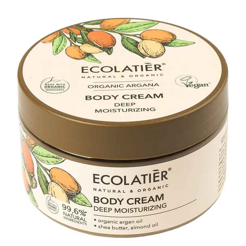 Ecolatiér Argan body butter cream 250 ml