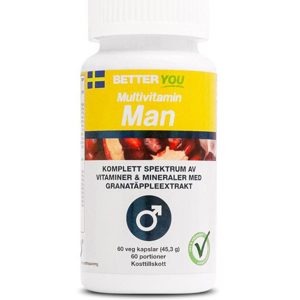 Better You Multivitamin Man 60 kapslar