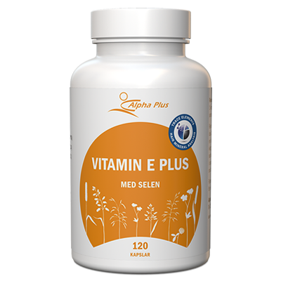 Alpha Plus Vitamin E plus 120 kapslar