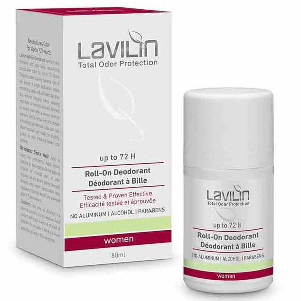 Lavilin deodorant roll-on för kvinnor 72h 80 ml - Jakobs Apotek